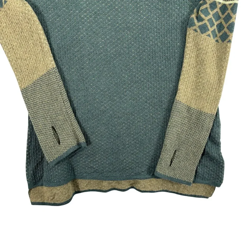 Krimson Klover Merino Wool Silk Hoodie Sweater M Gorpcore Après Ski Tunic